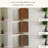 48" Tall Fluted 5 Chest of Drawers-1369810262