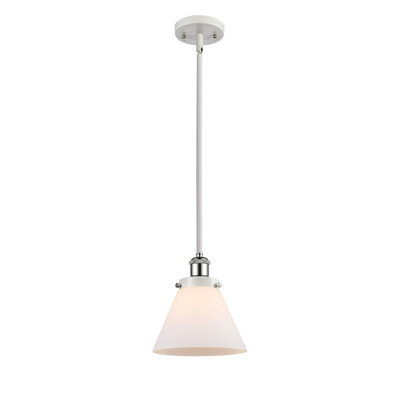 Luminaire suspendu conique à 1 lumière