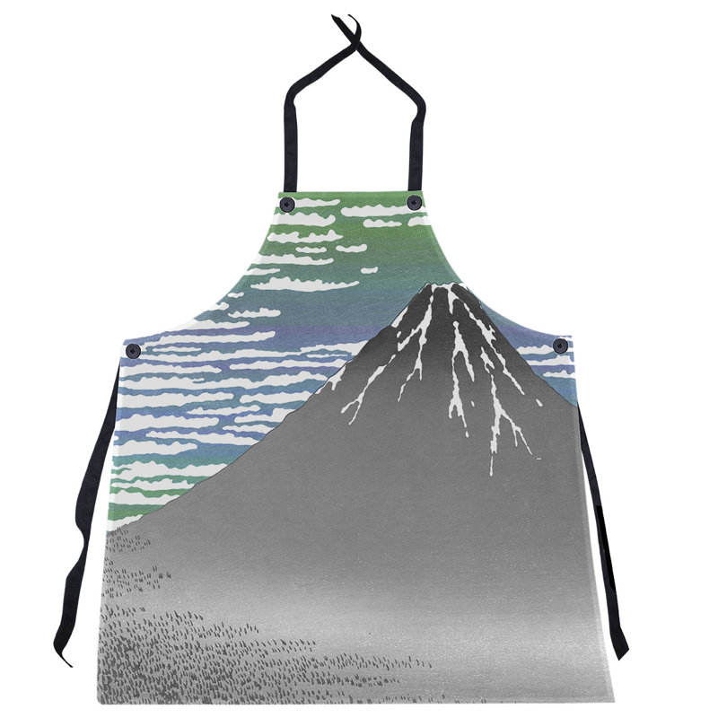 Tablier à vent clair katsushika hokusai, fine, Gris / Vert