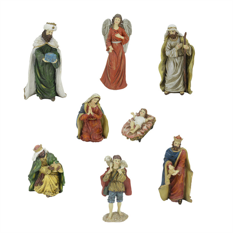 Ensemble de 8 figurines de Noël 12 pi