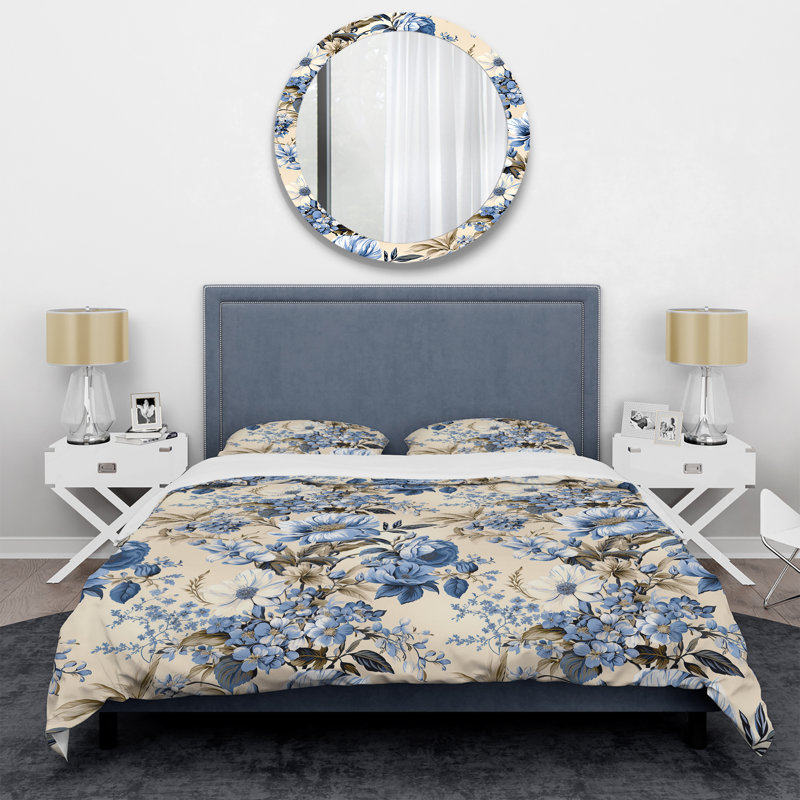 Ensemble de housse de couette Vintage Toile Whimsy, Housse de couette pour très grand lit et 2 très