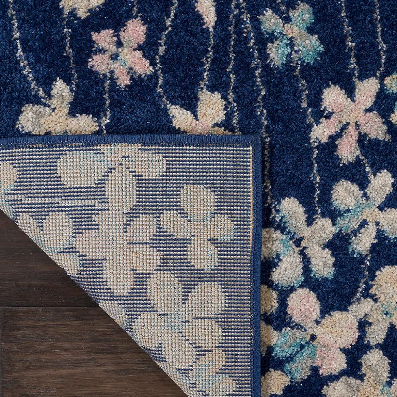 Zaizi Floral Indoor Rug, Rectangle 2' x 4'
