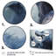 Ancien dinosaure bleu et gris II - art de mur de dinosaure-930499766-930499767