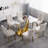 Kazandra 6 - Person Pedestal Dining Set-661538243-661538295-661538288