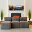 Baptism River into Lake Superior Tettegouche State Park Minnesota 1 Piece Wrapped Canvas Panoramic Wall Art-2120015114