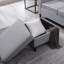 Canapé modulaire convertible 3 pièces avec repose-pieds de rangement et fauteuil simple avec poches, gris clair-86843581