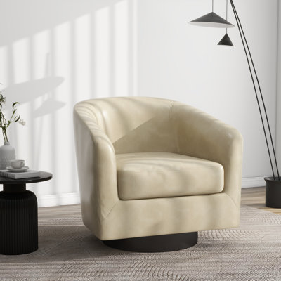 Bennett 73.1 Cm Wide Swivel Barrel Chair