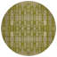 Tapis rond 8 po taupe et beige