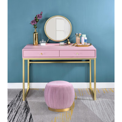 Coiffeuse en bois massif avec miroir