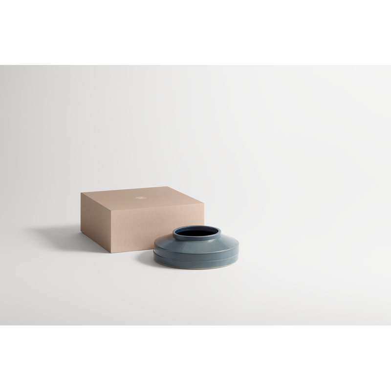 Wonk Ceramic Table Vase, Ocean