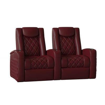 Azure Recliner Home Theater Row Seating (Row of 2) by Red Barrel Studio