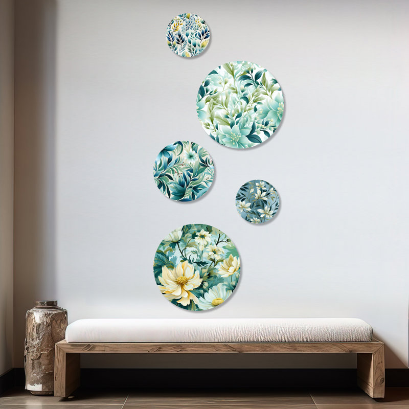 Dany - Ensemble de 5 décorations murales