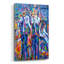  «Dixieland Jazz Band - New Orleans» par ADEL, art mural en verre acrylique, 24 po x 36 po