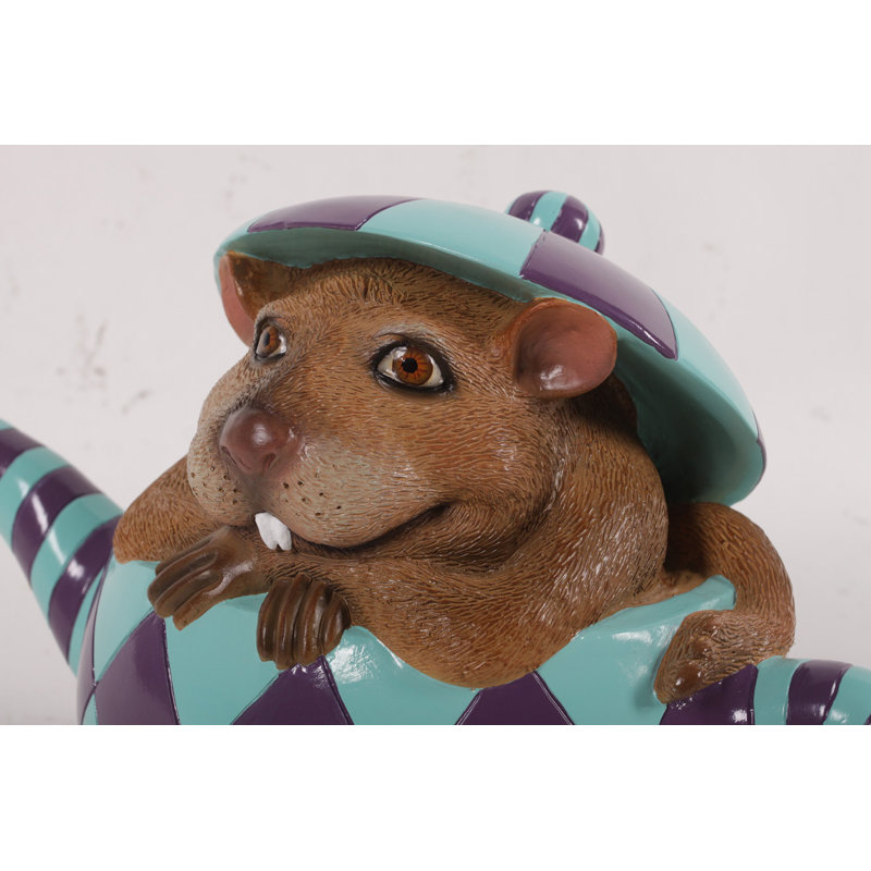 Mouse in Tea Cup from Alice in Wonderland Statue