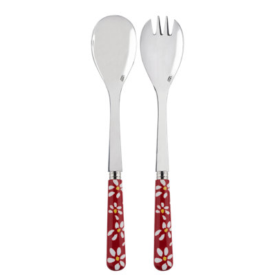 Sabre Paris - Salad Cutlery Set Daisy