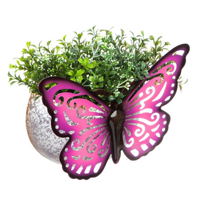 Ensemble de pots à fleurs suspendus en métal 3 pièces Simsbury