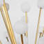 Lys 12 - Light Solid Brass Chandelier by Suzanne Kasler