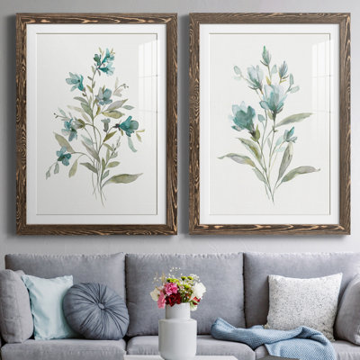 Linen Botanical III - ensemble de 2 reproductions d'art