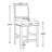 Ennu Solid Wood Counter Stool-87113424