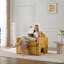 Fauteuil d'appoint simple de style moderne en chenille de style moderne-1988489604