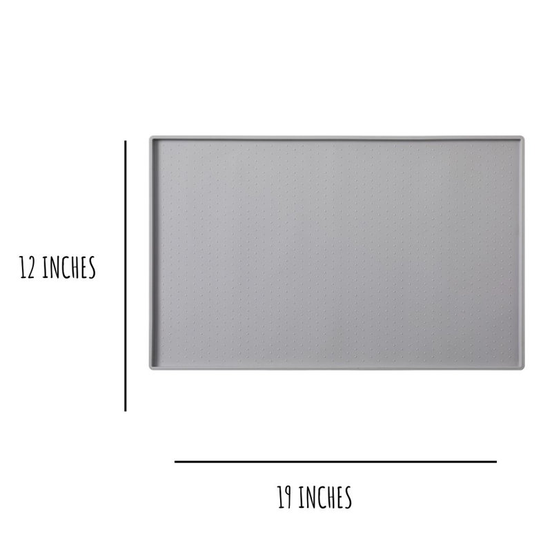 Anti-Skid Placemat, Light Gray