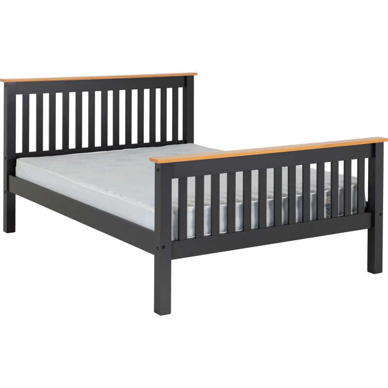 Ursina Bed Frame, Kingsize (5'), Grey
