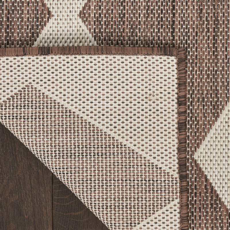 Tapis intérieur / extérieur rectangulaire Positano, Rectangle 8 pi x 10 pi, Light Grey