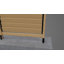 H 6,1 pi x l 3,1 pi (1 panneau) paravent autoportant ou à fixation en surface Enclo Solara, clôture d'intimité en bois, écran d'intimité pour balcon, panneau décoratif, améliorez votre patio extérieur, votre porche ou votre terrasse, EC18044