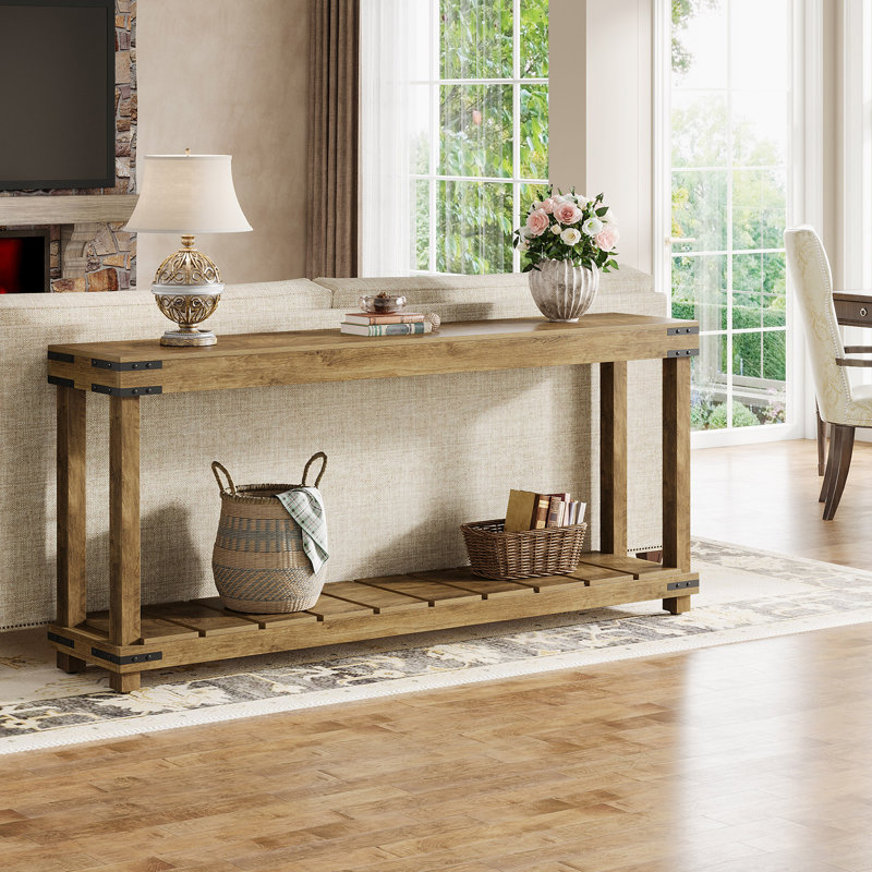 70.9 Inch Extra Long Console Table Rustic Sofa Table