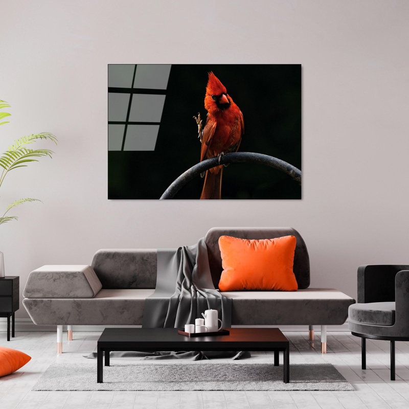 Superbe peinture murale en verre trempé 27,6 po x 39,4 po | 100% verre trempé, épaisseur: 0,16 pouce | Décoration élégante pour le salon ou le bureau, durable et facile à nettoyer, idée de cadeau parfaite