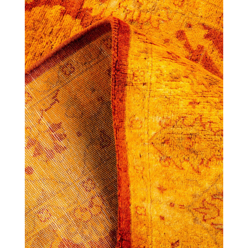 Tapis noué à la main unique en son genre Holsworth - doré