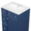 Armoire de salle de bain avec lavabo en céramique, 2 tiroirs et 1 porte-1500915577-1500915578
