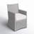 Outdoor Dining Armchair with Cushions