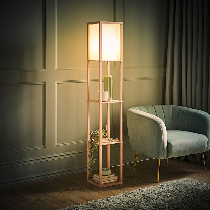 Struttura 160cm Matte Traditional Floor Lamp, Pink, No
