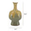 Vase en céramique 10,8 po Green-945802122
