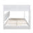 Queen Over Queen Bunk Bed with Built-in Storage Cabinets,Charging Station,Ladder,Safety Guardrails,Solid Pine Wood Bunk Bed-364654305