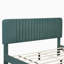 Ensemble de chambre avec lit plateforme 4 pièces avec tables de chevet et banc Amdi-88097127-88097125