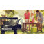 Très grand chariot de jardin pliable avec auvent amovible VEVOR-101231245