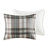 Plaid Full/Queen Comforter , , 2 Shams, Throw Pillows, Filling, Classic Design Bedding Print,