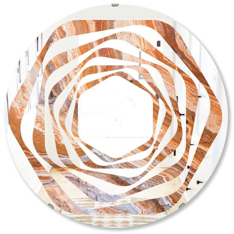 Miroir mural Whirl, H 31,5 po x l po