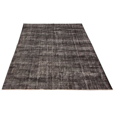 One-of-a-Kind 6'11" X 10'7" New Age Wool Area Rug in Black