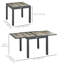 Table de salle à manger d'extérieur rectangulaire L 63 po x l 31,5 po Darino-1875902007
