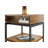 Cora 2 - Piece Solid Wood Top Living Room Table Set