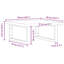 Albertdine 50cm Solid Wood Bathroom Vanity Top-620922918