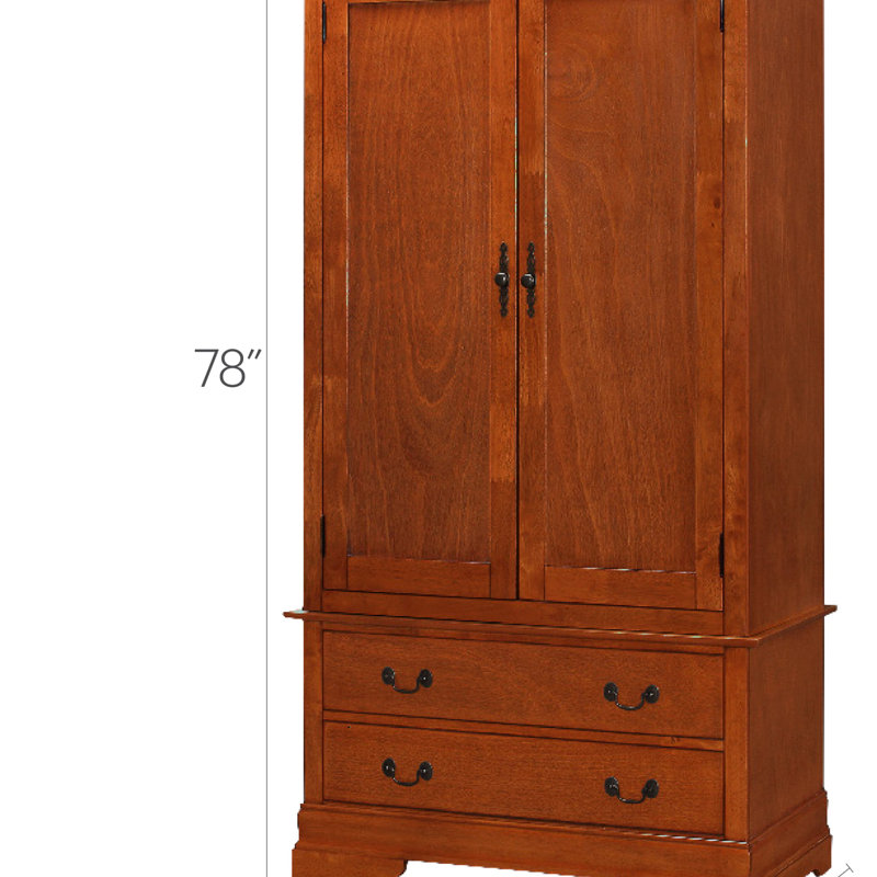 Armoire élégante en chêne pour un rangement intemporel