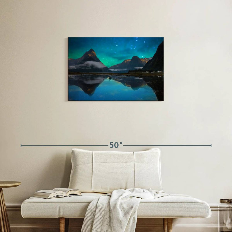 Nicci Milford Sound Night Reflection, 20" H x 30" W