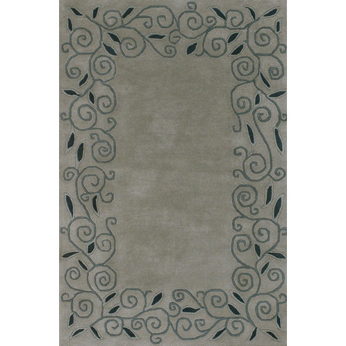 Tapis noir/gris Kaci, Rectangle 5 pi x 7 pi 6 po