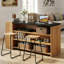 140 cm W Kitchen Island with