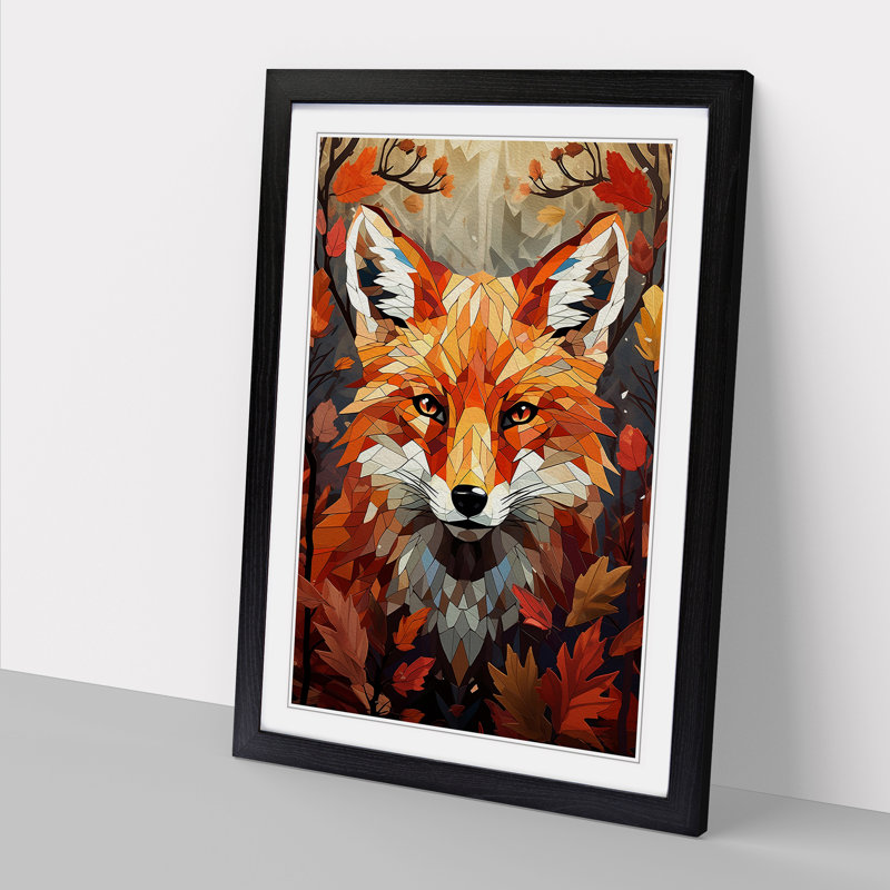 Single Picture Frame Print on Wood, Black Framed, 64cm H x 46cm W