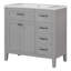 Armoire de salle de bain 36 po avec lavabo et tiroirs 36 po-750863128